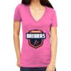 Tultex 214 - Ladies' Slim Fit Fine Jersey V-Neck Thumbnail