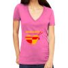 Tultex 214 - Ladies' Slim Fit Fine Jersey V-Neck Thumbnail