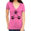 Tultex 214 - Ladies' Slim Fit Fine Jersey V-Neck Thumbnail