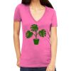Tultex 214 - Ladies' Slim Fit Fine Jersey V-Neck Thumbnail
