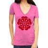 Tultex 214 - Ladies' Slim Fit Fine Jersey V-Neck Thumbnail