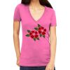 Tultex 214 - Ladies' Slim Fit Fine Jersey V-Neck Thumbnail