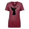 Next Level Apparel 1540 - Ladies' Ideal V-Neck Thumbnail