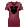 Next Level Apparel 1540 - Ladies' Ideal V-Neck Thumbnail