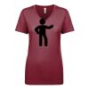 Next Level Apparel 1540 - Ladies' Ideal V-Neck Thumbnail