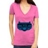 Tultex 214 - Ladies' Slim Fit Fine Jersey V-Neck Thumbnail