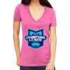 Tultex 214 - Ladies' Slim Fit Fine Jersey V-Neck Thumbnail