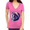 Tultex 214 - Ladies' Slim Fit Fine Jersey V-Neck Thumbnail