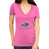 Tultex 214 - Ladies' Slim Fit Fine Jersey V-Neck Thumbnail