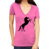 Tultex 214 - Ladies' Slim Fit Fine Jersey V-Neck Thumbnail