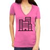 Tultex 214 - Ladies' Slim Fit Fine Jersey V-Neck Thumbnail