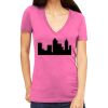 Tultex 214 - Ladies' Slim Fit Fine Jersey V-Neck Thumbnail