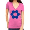 Tultex 214 - Ladies' Slim Fit Fine Jersey V-Neck Thumbnail