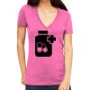 Tultex 214 - Ladies' Slim Fit Fine Jersey V-Neck Thumbnail