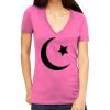 Tultex 214 - Ladies' Slim Fit Fine Jersey V-Neck Thumbnail