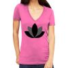 Tultex 214 - Ladies' Slim Fit Fine Jersey V-Neck Thumbnail