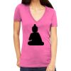 Tultex 214 - Ladies' Slim Fit Fine Jersey V-Neck Thumbnail