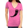 Tultex 214 - Ladies' Slim Fit Fine Jersey V-Neck Thumbnail