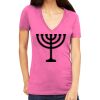 Tultex 214 - Ladies' Slim Fit Fine Jersey V-Neck Thumbnail