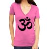 Tultex 214 - Ladies' Slim Fit Fine Jersey V-Neck Thumbnail