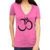 Tultex 214 - Ladies' Slim Fit Fine Jersey V-Neck Thumbnail