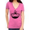 Tultex 214 - Ladies' Slim Fit Fine Jersey V-Neck Thumbnail