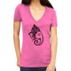 Tultex 214 - Ladies' Slim Fit Fine Jersey V-Neck Thumbnail