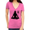 Tultex 214 - Ladies' Slim Fit Fine Jersey V-Neck Thumbnail