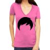 Tultex 214 - Ladies' Slim Fit Fine Jersey V-Neck Thumbnail