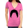 Tultex 214 - Ladies' Slim Fit Fine Jersey V-Neck Thumbnail