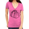 Tultex 214 - Ladies' Slim Fit Fine Jersey V-Neck Thumbnail