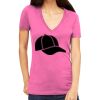 Tultex 214 - Ladies' Slim Fit Fine Jersey V-Neck Thumbnail