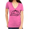 Tultex 214 - Ladies' Slim Fit Fine Jersey V-Neck Thumbnail