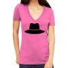 Tultex 214 - Ladies' Slim Fit Fine Jersey V-Neck Thumbnail