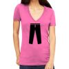 Tultex 214 - Ladies' Slim Fit Fine Jersey V-Neck Thumbnail