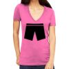 Tultex 214 - Ladies' Slim Fit Fine Jersey V-Neck Thumbnail