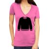 Tultex 214 - Ladies' Slim Fit Fine Jersey V-Neck Thumbnail