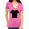Tultex 214 - Ladies' Slim Fit Fine Jersey V-Neck Thumbnail