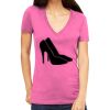 Tultex 214 - Ladies' Slim Fit Fine Jersey V-Neck Thumbnail