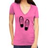 Tultex 214 - Ladies' Slim Fit Fine Jersey V-Neck Thumbnail