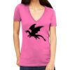 Tultex 214 - Ladies' Slim Fit Fine Jersey V-Neck Thumbnail
