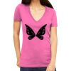 Tultex 214 - Ladies' Slim Fit Fine Jersey V-Neck Thumbnail