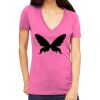 Tultex 214 - Ladies' Slim Fit Fine Jersey V-Neck Thumbnail