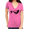 Tultex 214 - Ladies' Slim Fit Fine Jersey V-Neck Thumbnail