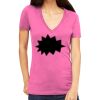 Tultex 214 - Ladies' Slim Fit Fine Jersey V-Neck Thumbnail