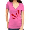 Tultex 214 - Ladies' Slim Fit Fine Jersey V-Neck Thumbnail