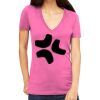 Tultex 214 - Ladies' Slim Fit Fine Jersey V-Neck Thumbnail