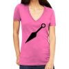 Tultex 214 - Ladies' Slim Fit Fine Jersey V-Neck Thumbnail