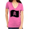 Tultex 214 - Ladies' Slim Fit Fine Jersey V-Neck Thumbnail
