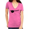 Tultex 214 - Ladies' Slim Fit Fine Jersey V-Neck Thumbnail